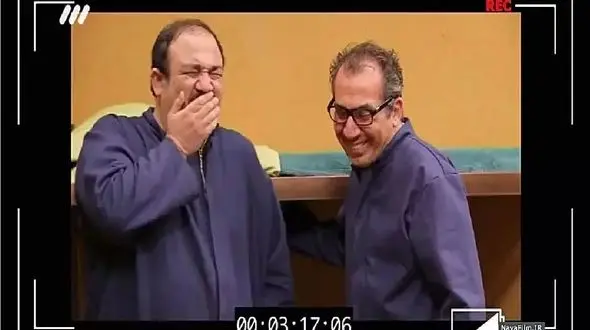 فیلم  سکانس خندان / مهران مدیری خودش انقدر خندید که کار به مکافات رسید/انقدر میلرزه که همه گیج شدن 