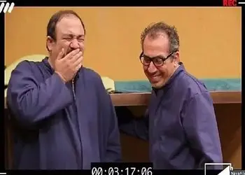 فیلم  سکانس خندان / مهران مدیری خودش انقدر خندید که کار به مکافات رسید/انقدر میلرزه که همه گیج شدن 