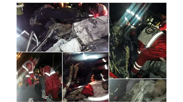 عکس مرگ تلخ دو جنگلبان در آستارا