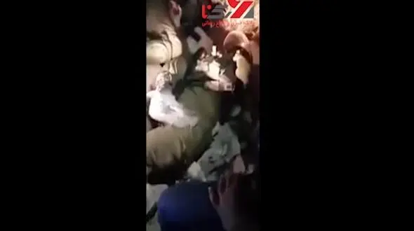 راننده فلسطینی 3 نظامی صهیونیستی را لت و پار کرد + فیلم 