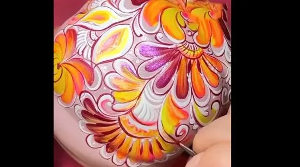 نقاشی روی کدو + فیلم