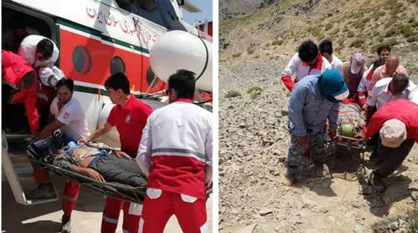 نجات کوهنورد بافتی در ارتفاعات کوهشا