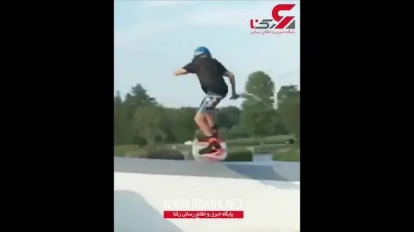 مهارت دید این مرد در اسکی روی آب را ببینید+فیلم