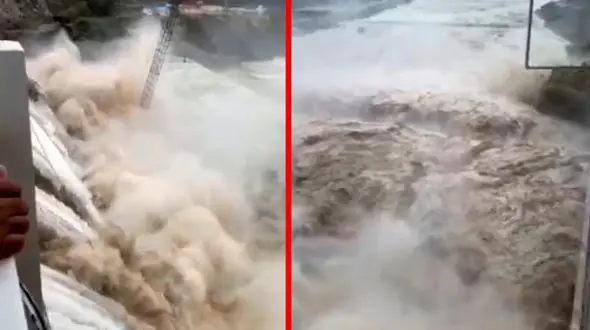 فیلم سیل در 2  استان کشور / رودخانه ها هم طغیان کردند