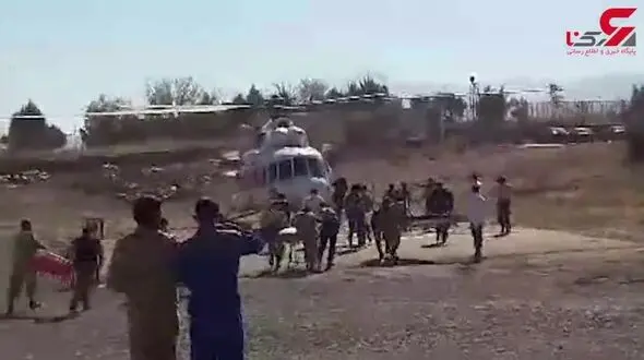 لحظه امداد رسانی ارتش با هلی کوپتر به زلزله زدگان سرپل ذهاب + فیلم