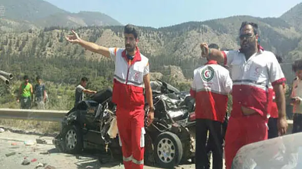 پرسه زنی شوم مرگ در جاده هراز + عکس 