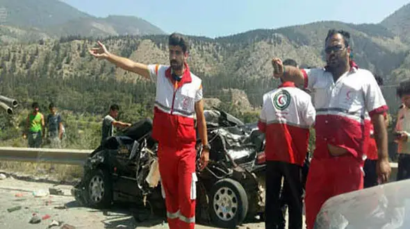 پرسه زنی شوم مرگ در جاده هراز + عکس 