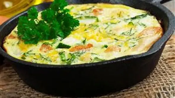 کوکوی فوری سبزیجات با ماست یونانی