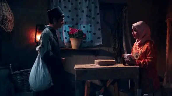 عکس مادر واقعی و جوان علی عمادنیا پسر عمو مشتی در سریال بانوی عمارت/ مثل سیبی هستن که از وسط بریدن!