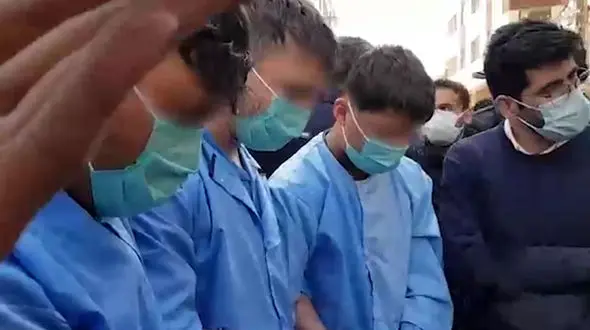 فیلم دستگیری عاملان حمله شبانه به خودروها در محله ابوذر + عکس