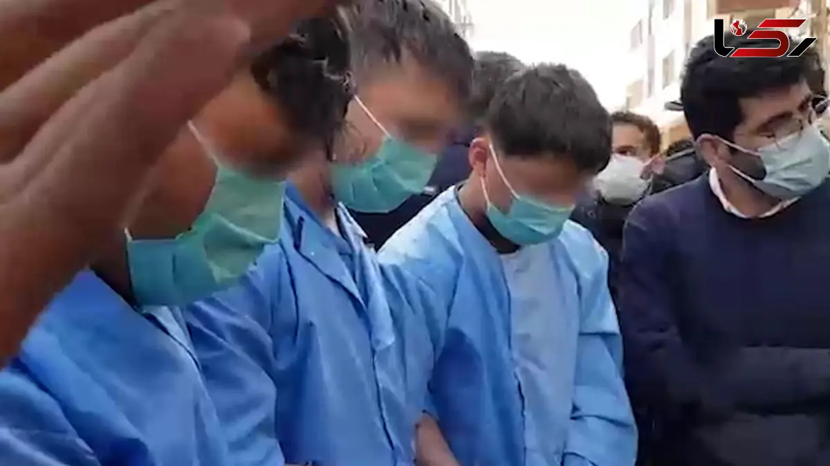 فیلم دستگیری عاملان حمله شبانه به خودروها در محله ابوذر + عکس