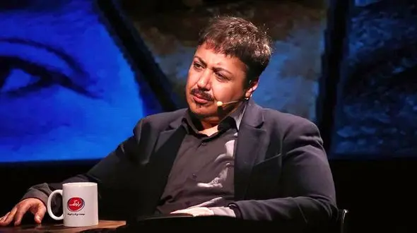 چهره جدید مازیار لرستانی در مراسم خاکسپاری کیومرث پوراحمد + عکس