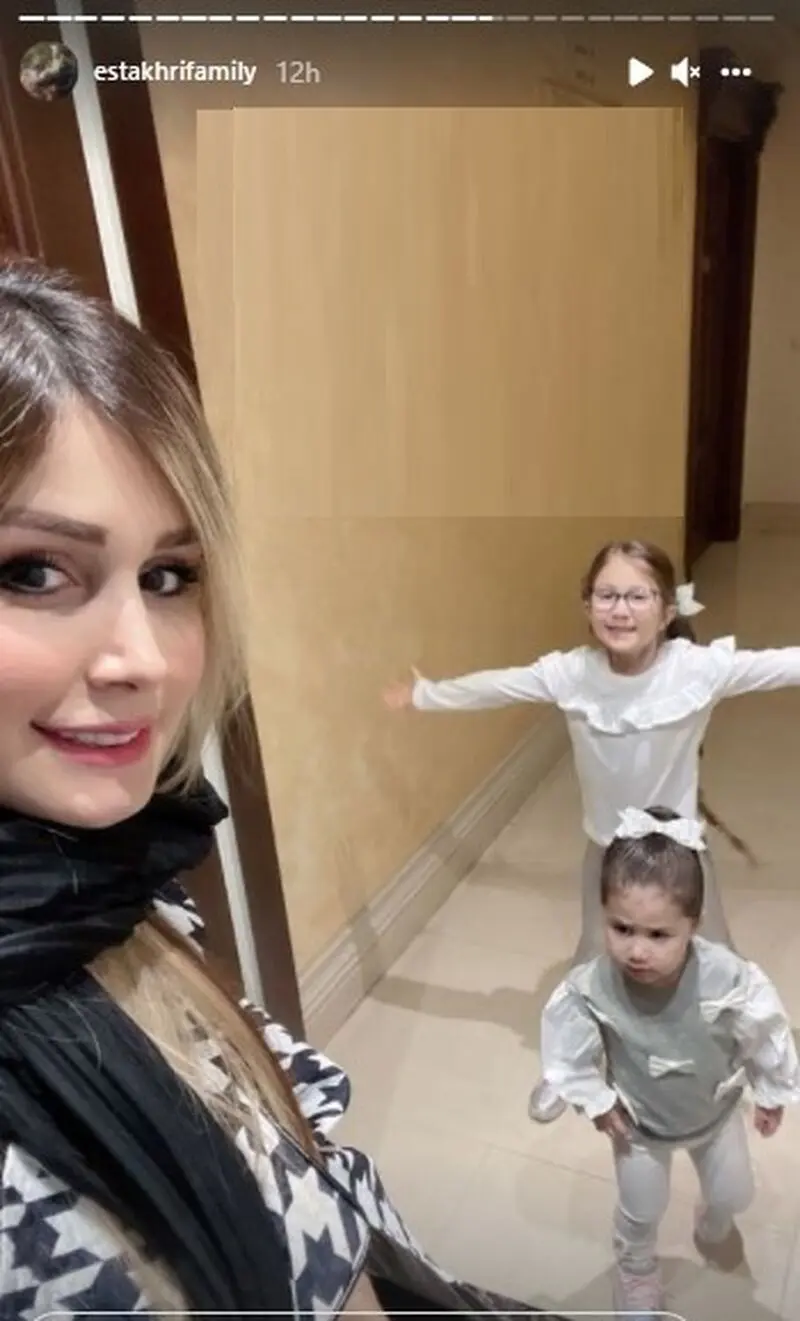 سپیده بزمی پور و دخترانش