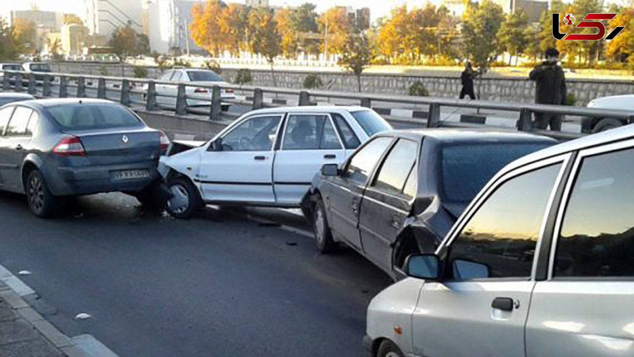 تصادف زنجیره ای در جاده مرگ آذربایجان غربی