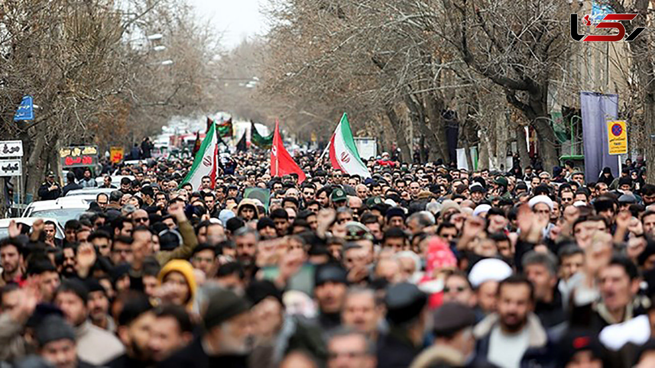 راهپیمایی مردم در محکومیت دولت‌ های غربی در امور داخلی ایران