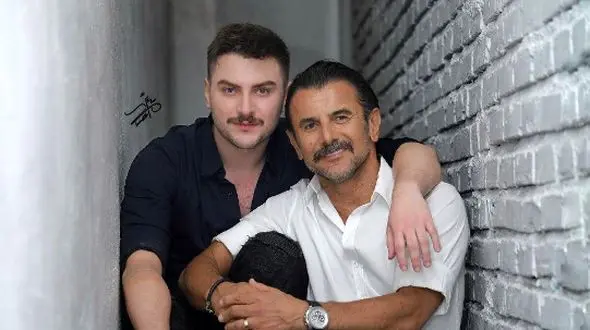 عکس‌های پدر پسری امین حیایی و دارا حیایی