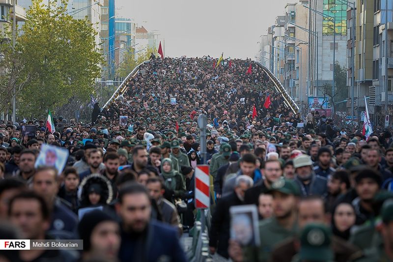 آئین تشییع «حاج قاسم سلیمانی »