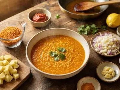 راز خوشمزگی خوراک دال عدس جنوبی؛ دستور پختی آسان و متفاوت