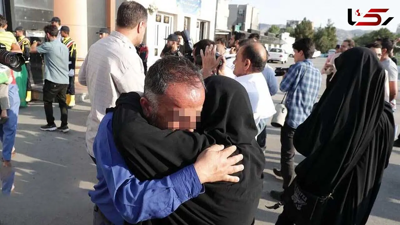 آزادی یک پدر زندانی در همدان پس از ۱۰ سال + عکس