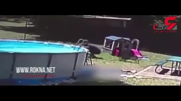 این کودک  در ثانیه های آخر زنده ماند ! + فیلم 