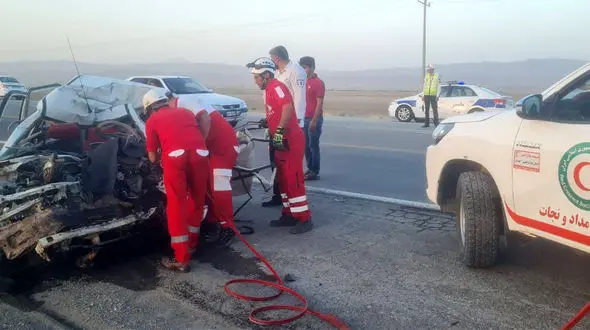  ۳ کشته بر اثر تصادف پراید با تریلی در جاده شوسف_نهبندان