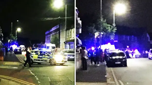 درگیری مسلحانه مردان نقابدار با پلیس لندن + عکس 