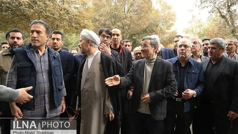 تشیع جنازه خواهر احمدی نژاد 