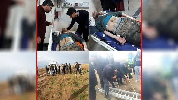 مرد کرجی 2 روز در چاه زندانی بود! + عکس ها