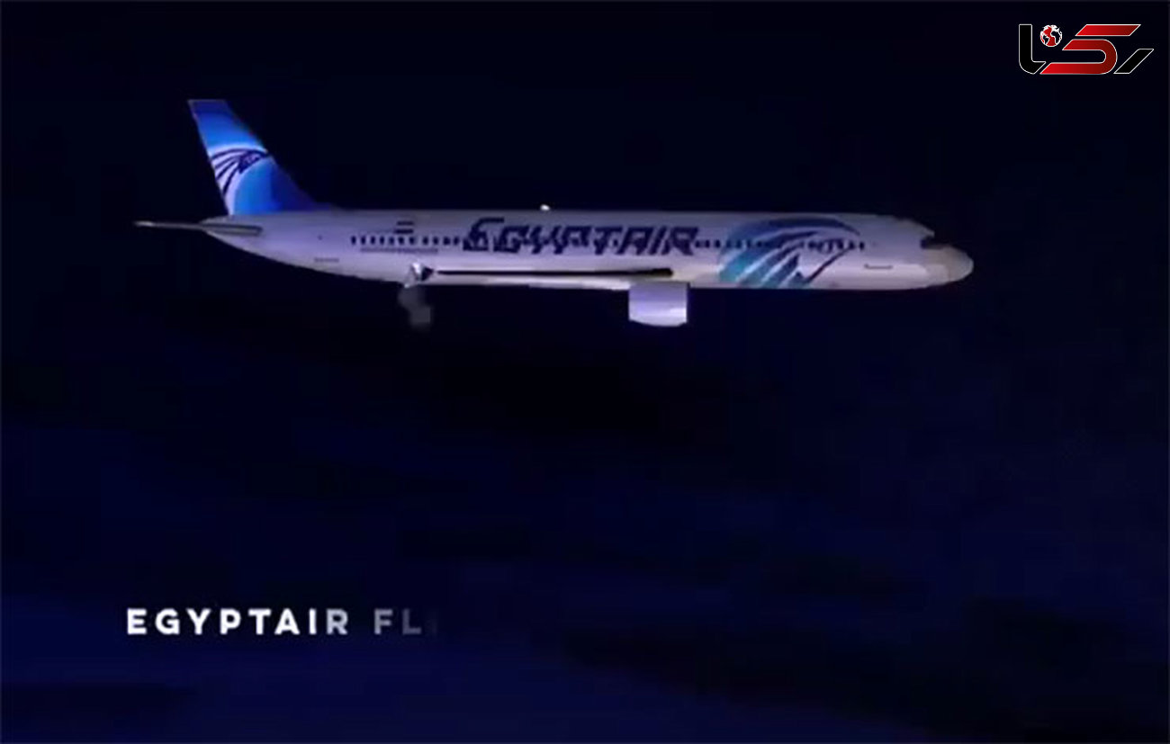 فیلم واقعی و شبیه سازی لحظه سقوط هواپیمای مصری + فیلم و عکس