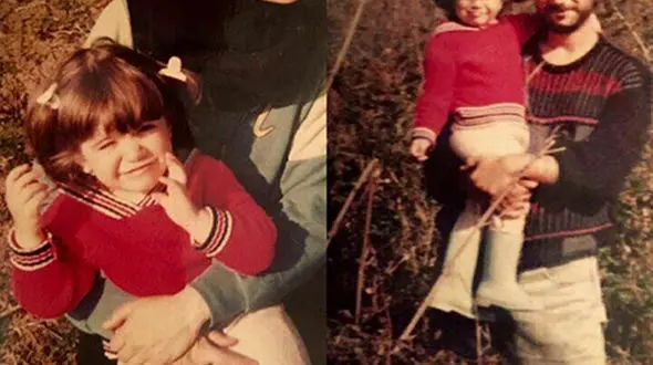 عکس جالب  از جوانی آتیلا پسیانی و همسرش در تولد یک سالگی دخترشان