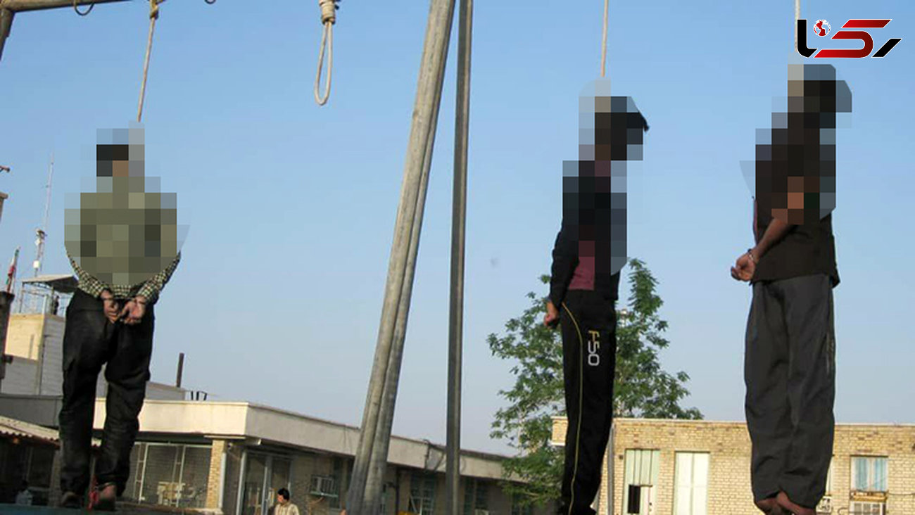 اولین عکس از اعدام 3 جوان پلید در بندر عباس / این زن توانست از چنگال آن ها فرار کند