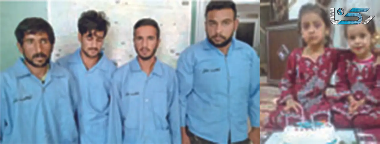 اعتراف قاتلان به  حمله به دو دختر بچه و مادرشان در محل جنایت+ عکس متهمان و دو دختر بچه