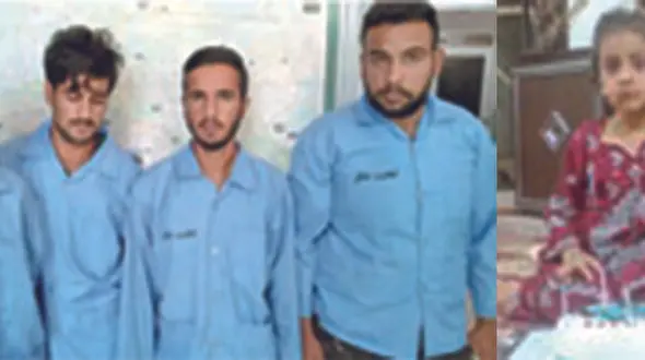 اعتراف قاتلان به  حمله به دو دختر بچه و مادرشان در محل جنایت+ عکس متهمان و دو دختر بچه
