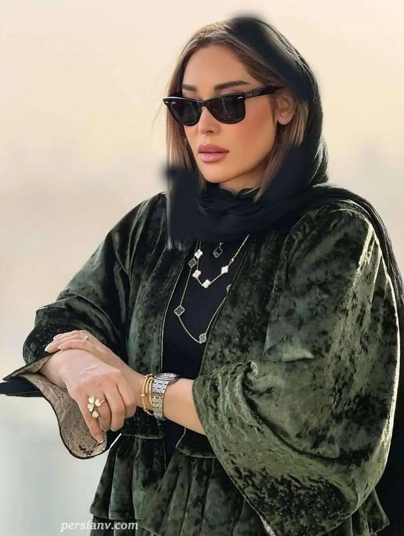 سارا منجزی‌پور با یک استایل جذاب خودنمایی کرد