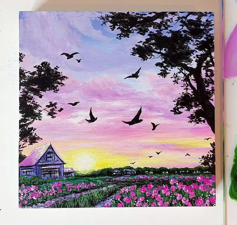 زیباترین تابلوهای نقاشی منظره