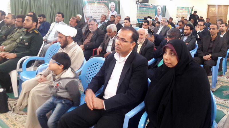 مراسم تجلیل از دو دهه خدمات امام جمعه سابق آبدان - بوشهر