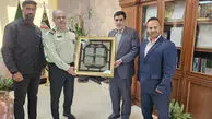 تجلیل رئیس مرکز نیکوکاری شهدای مدافع حرم از فرماندهان و کارکنان فراجا به مناسبت هفته فراجا