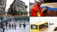 عملیات امدادرسانی به سیلزدگان چین ادامه دارد + عکس