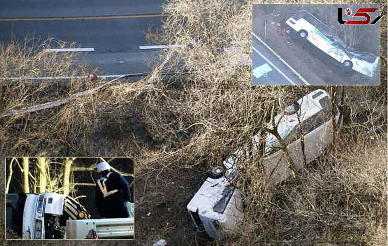 14 کشته در تصادف یک اتوبوس در ژاپن