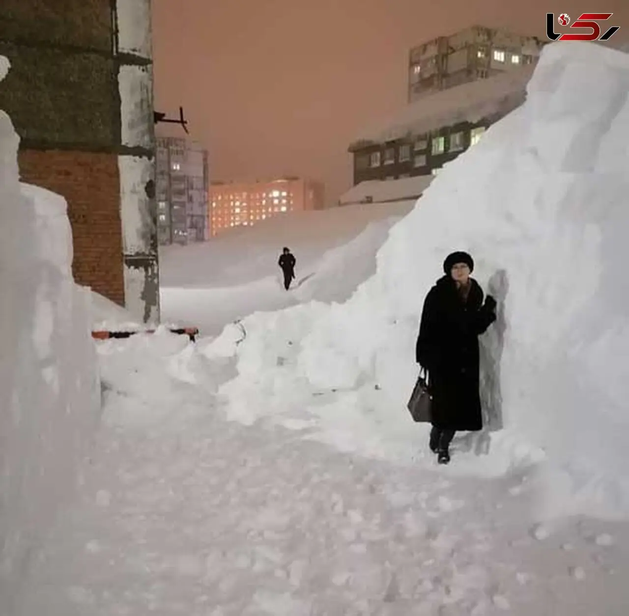 



تصویری از حجم بارش برف در روسیه
