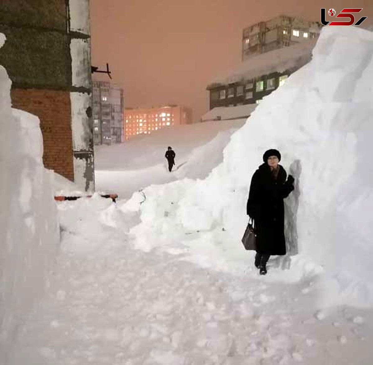 



تصویری از حجم بارش برف در روسیه
