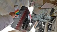 انفجار اسپری رنگ در مغازه تابلوسازی در مشهد/ 2 نفر مجروح شدند