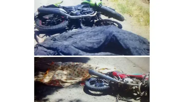 مرگ تلخ 2 جوان نیشابوری در تصادف شدید + عکس