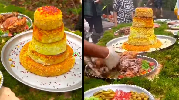 آشپزی رنگارنگ در دل جنگل‌‌ روستای‌ چورت + فیلم 