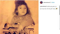 شباهت عجیب چهره کودکی و بزرگسالی نادر سلیمانی+عکس