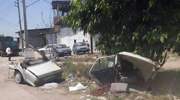 نصف شدن پیکان در شاخ به شاخ با تیر برق + عکس جالب