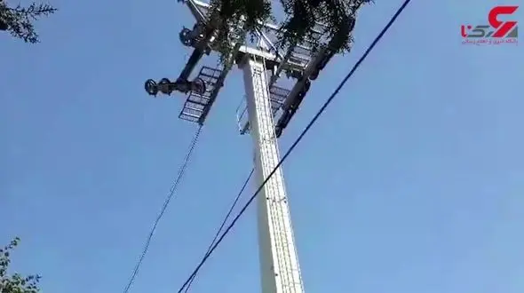 سقوط مرگبار تله کابین با 7 سرنشین در رامسر / 2 تن کشته شدند؟! + فیلم 