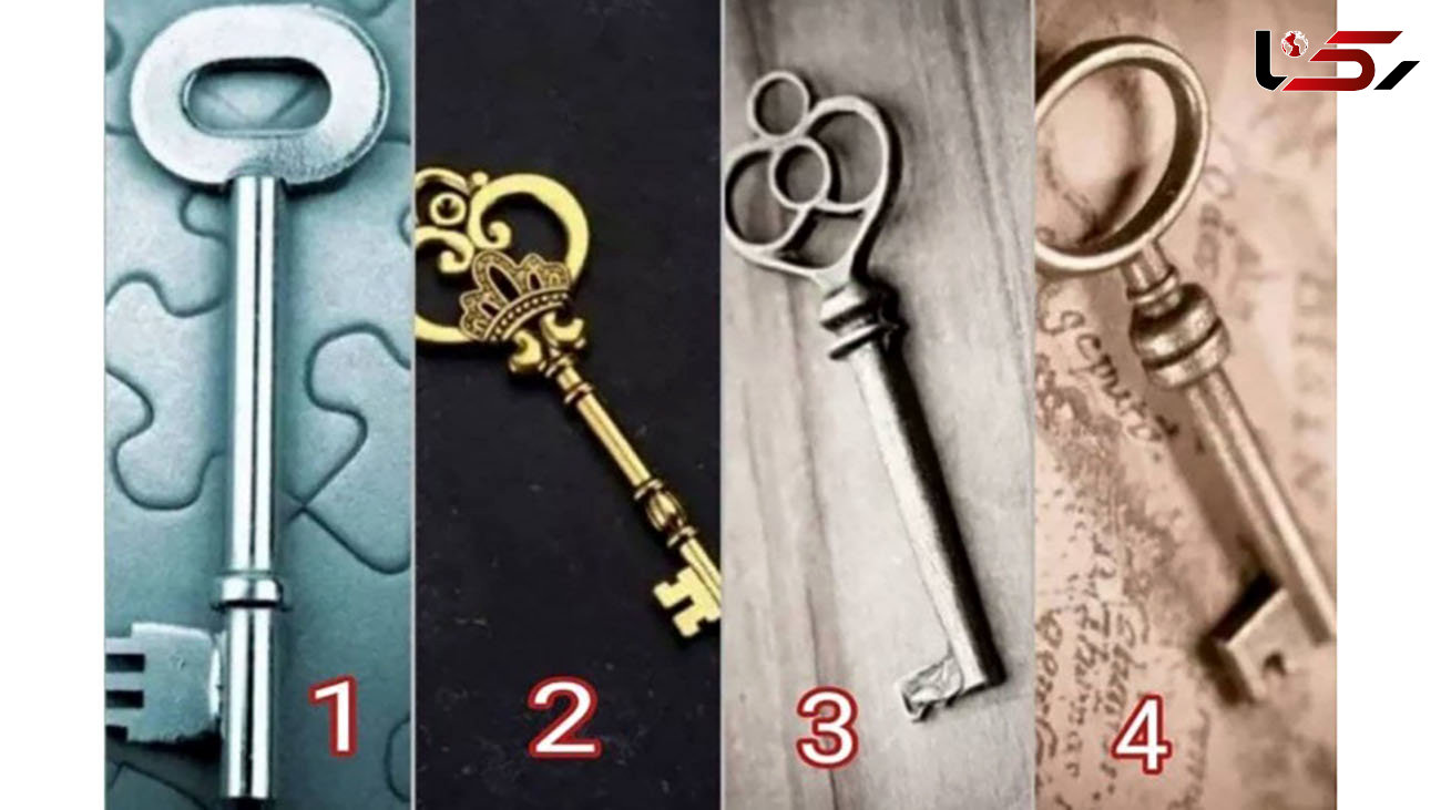 تست : شما کدام کلید را انتخاب می کنید؟ / شخصیت خودتان را بشناسید !