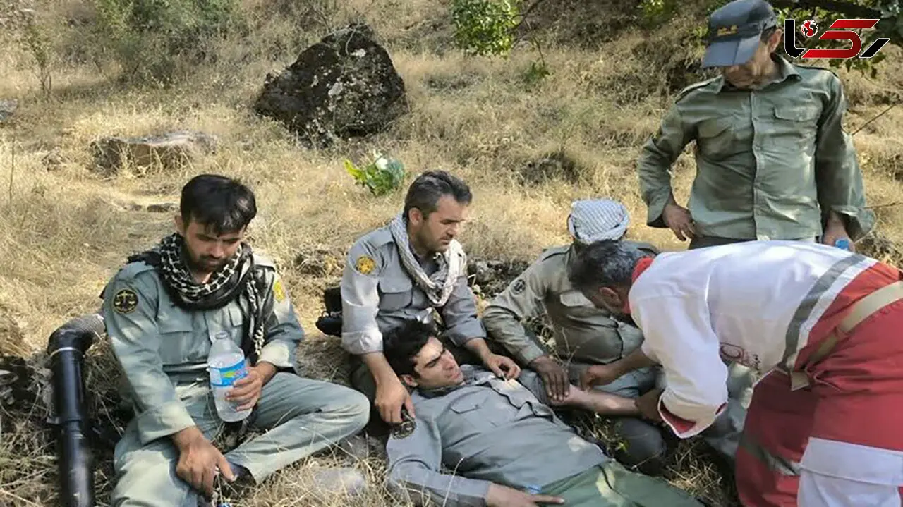 مصدومیت 4 نفر در آتش سوزی منطقه بله‌بزان