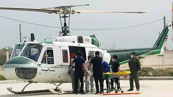 سقوط جوان لنگرودی از ارتفاع 12 متری 